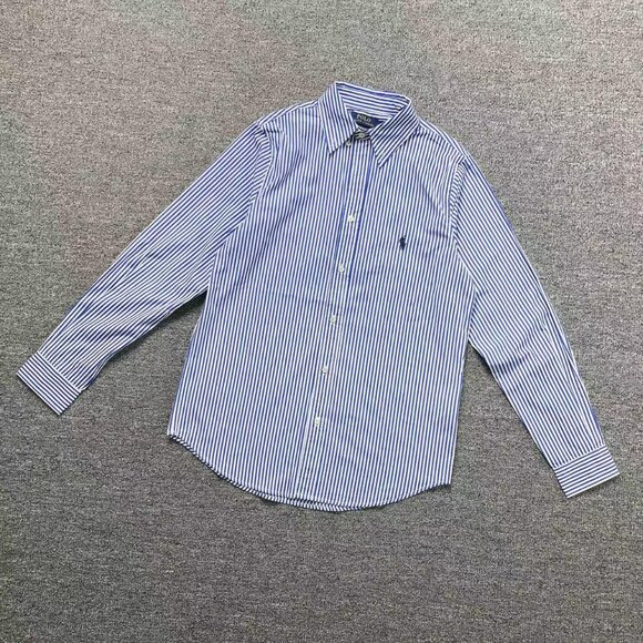 Ralph Lauren Striped Button Lapel Shirt
